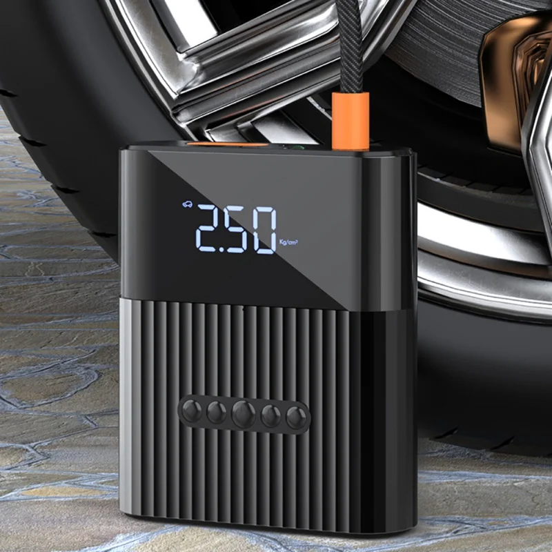 Air Compressor Electric Air Bicycle Pump Mini Wireless Air Tire Inflator Usb Rechargeable 8800mAh With Digital LED Light 72PSI
Air Compressor Electric Air Bicycle Pump Mini Wireless Air Tire Inflator Usb Rechargeable 8800mAh With Digital LED Light 72PSI