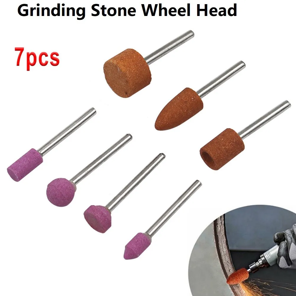 7pcs Abrasive Mounted Stone Grinding Stone Wheel Head Grinder For Jade Wood Metal Mold Polishing Grinding Power Rotary Tool
7pcs Abrasive Mounted Stone Grinding Stone Wheel Head Grinder For Jade Wood Metal Mold Polishing Grinding Power Rotary Tool