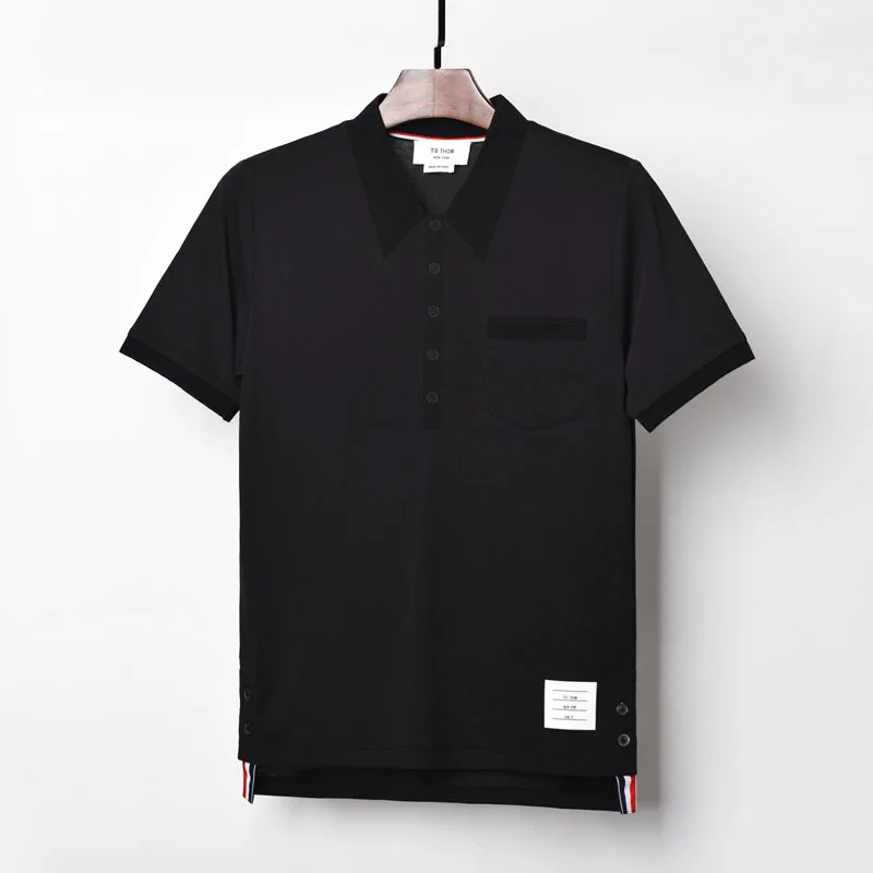 TB THOM men's v-neck short sleeve with 3D embroidery botton summer casual t-shirts men cotton tees for male
TB THOM men's v-neck short sleeve with 3D embroidery botton summer casual t-shirts men cotton tees for male