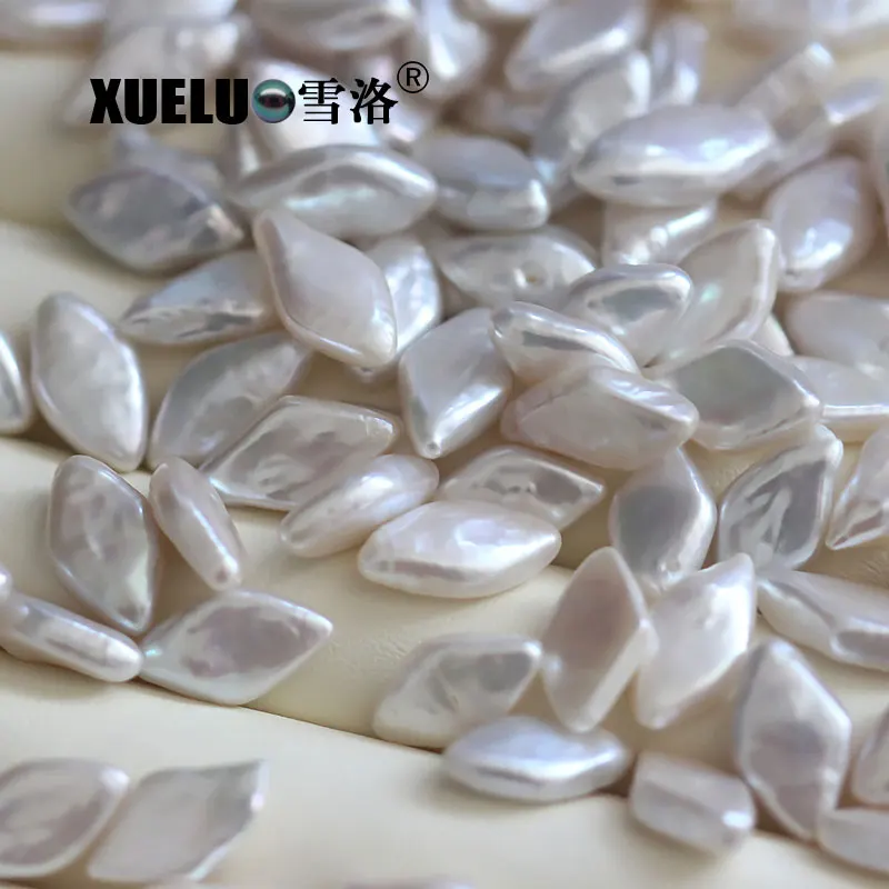 XUELUO Brand 5 pearls per pack, Natural Rhombus Shape Cultured Freshwater Baroque Loose Pearl Beads
XUELUO Brand 5 pearls per pack, Natural Rhombus Shape Cultured Freshwater Baroque Loose Pearl Beads
