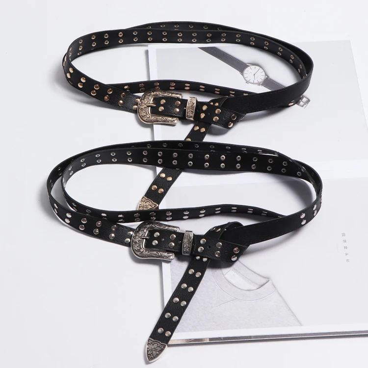 Super Long PU Waist Belts Punk Rivet Adjustbale Bowknot Waistband Silver Gold Curving Buckle Female Jean Shirt Dress Belt Strap
Super Long PU Waist Belts Punk Rivet Adjustbale Bowknot Waistband Silver Gold Curving Buckle Female Jean Shirt Dress Belt Strap