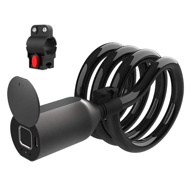 Fingerprint Bicycle Steel Cable Lock Electric Bicycle Mountain Bike Lock Anti-Theft Lock Steel Cable Lock Waterproof
Fingerprint Bicycle Steel Cable Lock Electric Bicycle Mountain Bike Lock Anti-Theft Lock Steel Cable Lock Waterproof