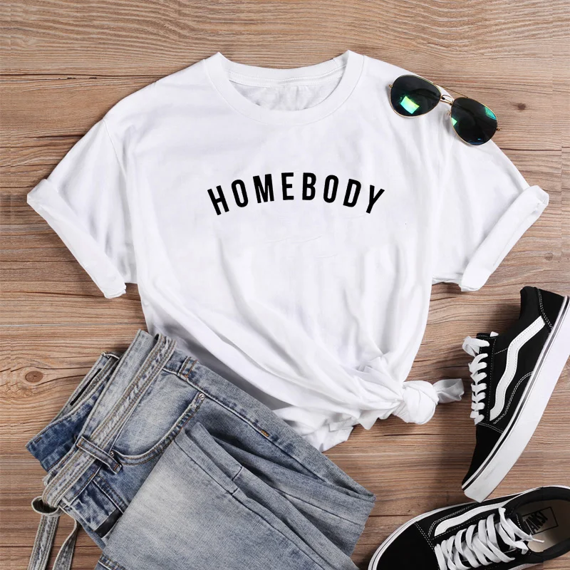 Homebody Funny T Shirt Women Summer O-neck Short Sleeve Women T Shirt Casual Tshirt Cotton Women Loose Tee Shirt Topmme
Homebody Funny T Shirt Women Summer O-neck Short Sleeve Women T Shirt Casual Tshirt Cotton Women Loose Tee Shirt Topmme