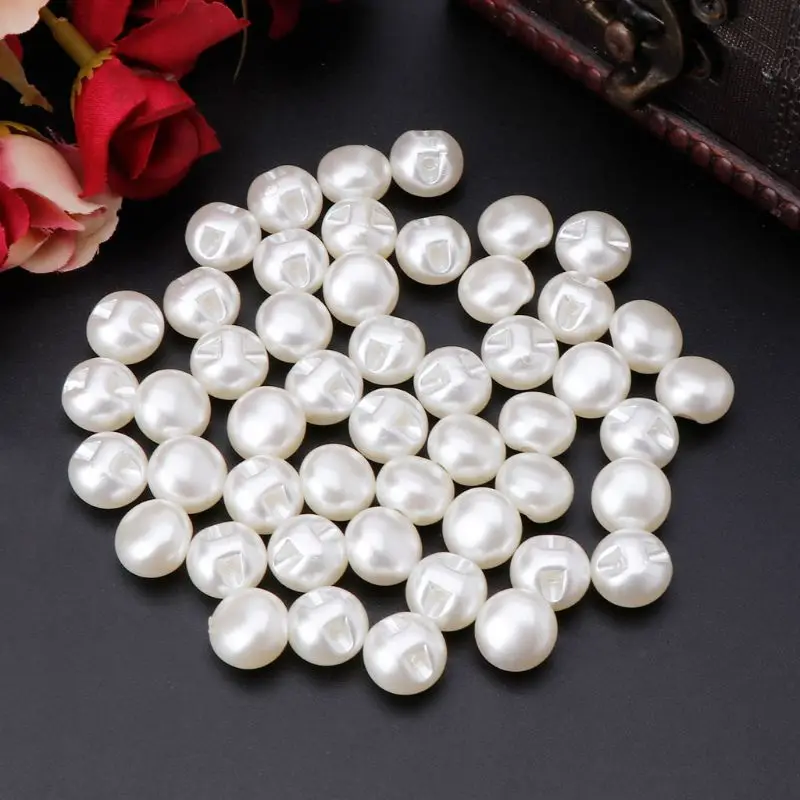 X6HD 50pcs 10mm 11mm Round Sewing Pearl Buttons For Clothing Sewing Accessories Clothing Scrapbooking Garment DIY Apparel Tool 
X6HD 50pcs 10mm 11mm Round Sewing Pearl Buttons For Clothing Sewing Accessories Clothing Scrapbooking Garment DIY Apparel Tool