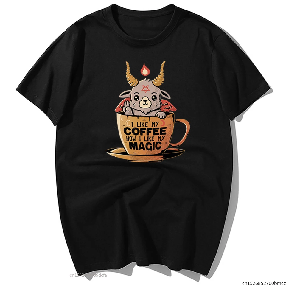 Funny Black Coffee Cute Satan Fallen Angels T-Shirt Summer Casual Short Sleeve Harajuku Streetwear
Funny Black Coffee Cute Satan Fallen Angels T-Shirt Summer Casual Short Sleeve Harajuku Streetwear