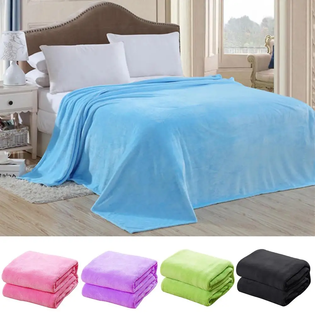 100*70cm Soft Solid Color Warm Blanket Bed Blanket Throw Blanket Home Living Room Bedspread Bedding Cover Rug Decor
100*70cm Soft Solid Color Warm Blanket Bed Blanket Throw Blanket Home Living Room Bedspread Bedding Cover Rug Decor