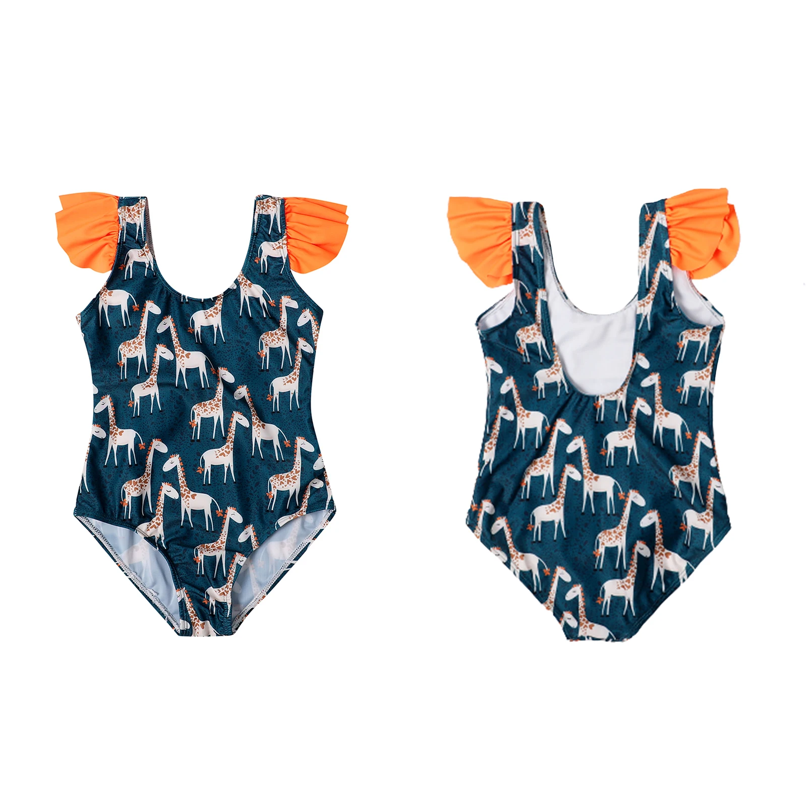 Little Baby Girls Summer casual Swim Jumpsuit Animal Print Flying Sleeve O Neck One Piece Swimsuit and a Hat
Little Baby Girls Summer casual Swim Jumpsuit Animal Print Flying Sleeve O Neck One Piece Swimsuit and a Hat