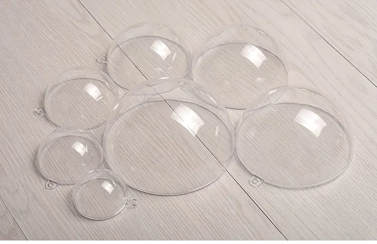 90pcs 6cm Clear Plastic Bath Bomb Molds Crafting Mold Fillable Ball Ornament Christmas Ball Creative Products
90pcs 6cm Clear Plastic Bath Bomb Molds Crafting Mold Fillable Ball Ornament Christmas Ball Creative Products