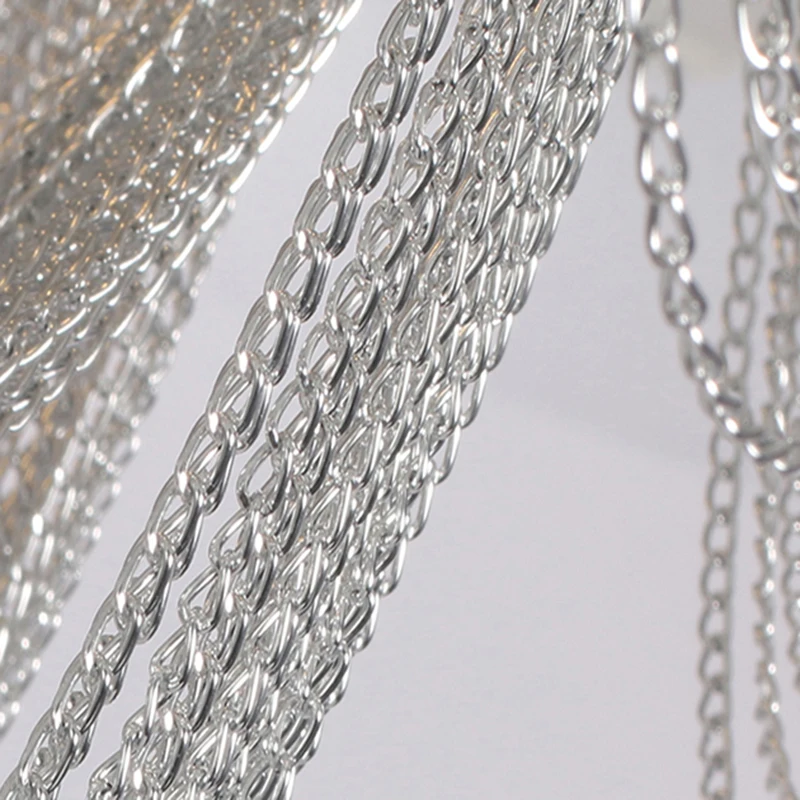 LED Silver Gold Luxury Pendant Lights E14 Living Room Bedroom Decor Hanging Lamp Restaurant Indoor lighting Tassel Pendant Lamps
LED Silver Gold Luxury Pendant Lights E14 Living Room Bedroom Decor Hanging Lamp Restaurant Indoor lighting Tassel Pendant Lamps