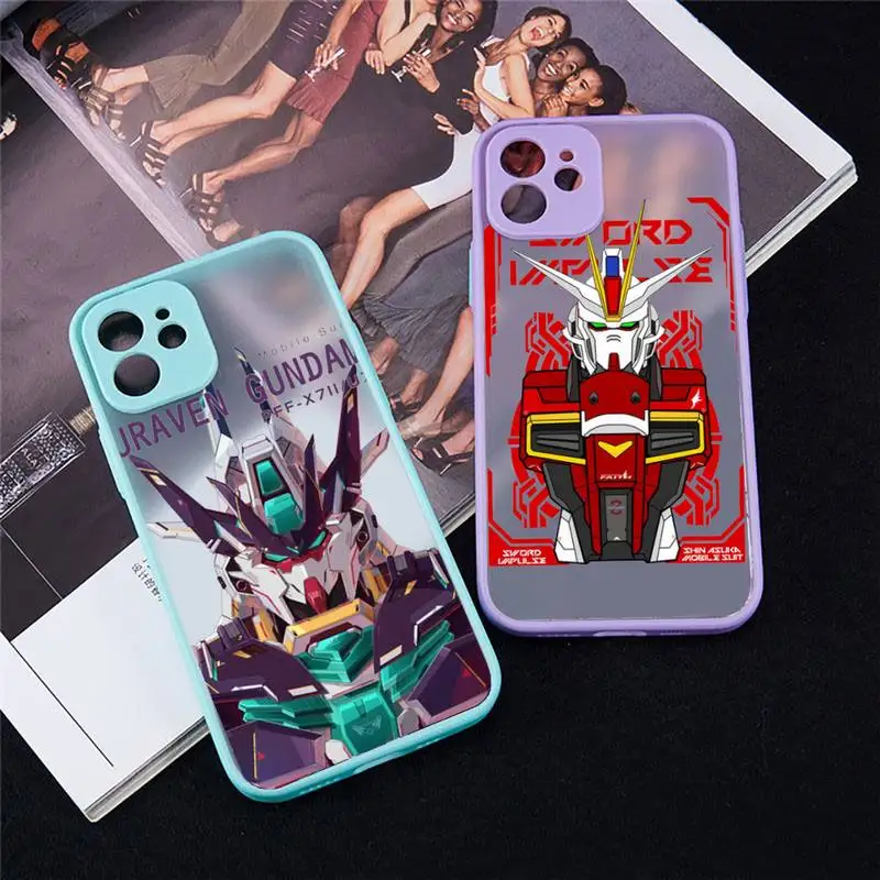 Mecha GUNDAM Phone Case Blue Color Matte Transparent For iPhone 13 12 11 Mini Pro X XR XS Max 7 8 Plus
Mecha GUNDAM Phone Case Blue Color Matte Transparent For iPhone 13 12 11 Mini Pro X XR XS Max 7 8 Plus