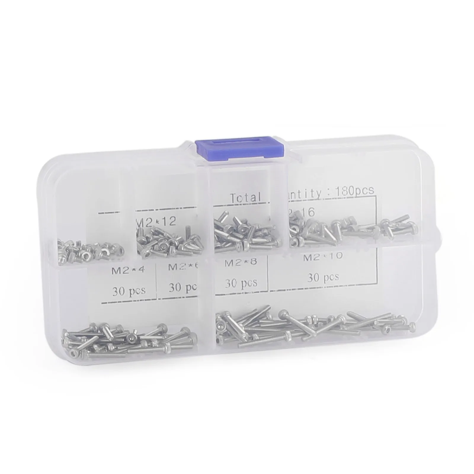 Artudatech 180pcs Stainless Steel Hex Socket Head Cap Screw M2 Qty Accessories Kit
Artudatech 180pcs Stainless Steel Hex Socket Head Cap Screw M2 Qty Accessories Kit