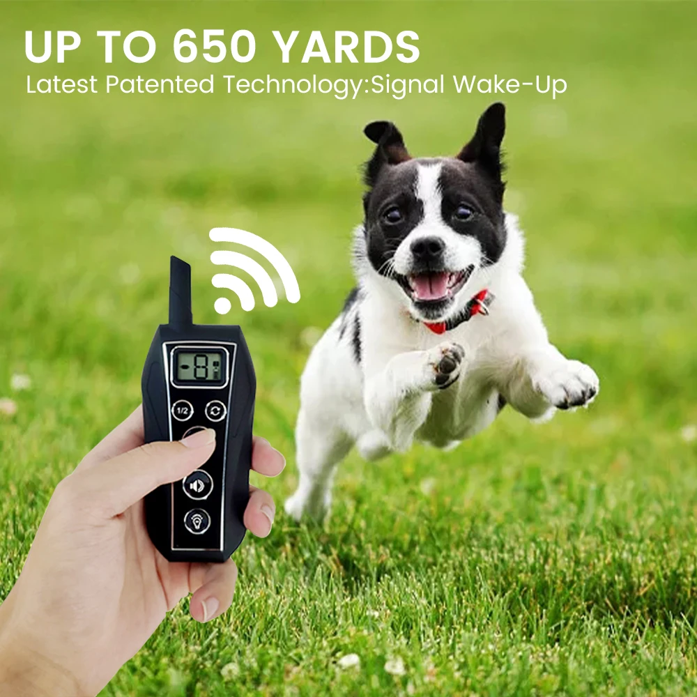Training Dog Necklace Rechargeable Waterproof LCD Display Anti Bark Sound Vibration E-Collar Adjustable Dog Trainer
Training Dog Necklace Rechargeable Waterproof LCD Display Anti Bark Sound Vibration E-Collar Adjustable Dog Trainer