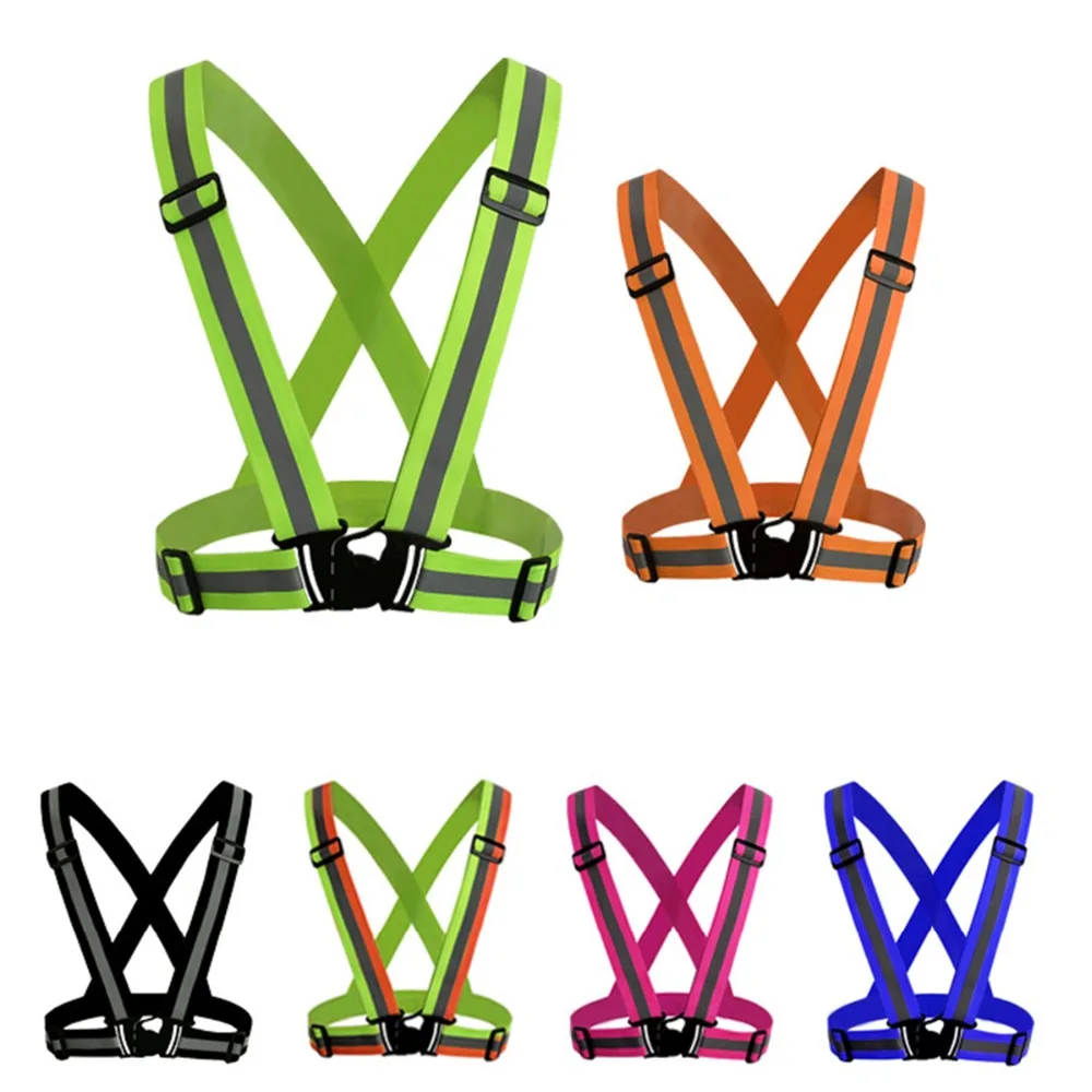 Reflective Safety Vest belt high visibility Reflective elasticated Strip Traffic Night Running Cycling Fluorescence ClothingVest
Reflective Safety Vest belt high visibility Reflective elasticated Strip Traffic Night Running Cycling Fluorescence ClothingVest