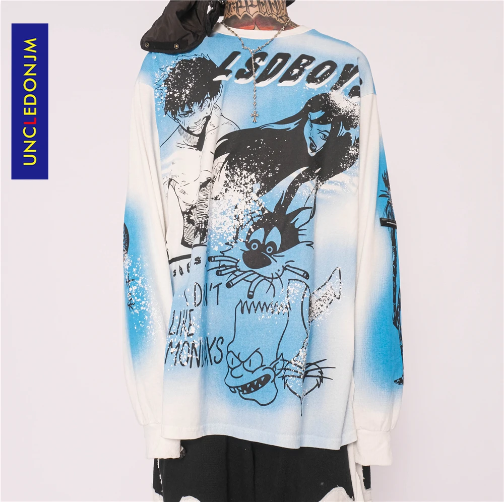 Anime t shirt oversized t shirt Hip Hop Streetwear Tshirt Harajuku Summer Long Sleeve T-Shirt Cartoon tops tee LSD18
Anime t shirt oversized t shirt Hip Hop Streetwear Tshirt Harajuku Summer Long Sleeve T-Shirt Cartoon tops tee LSD18