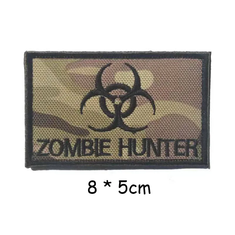 Popular biochemical umbrella zombie embroidery Velcro patch camouflage tactical badge DIY outdoor backpack decoration armband
Popular biochemical umbrella zombie embroidery Velcro patch camouflage tactical badge DIY outdoor backpack decoration armband