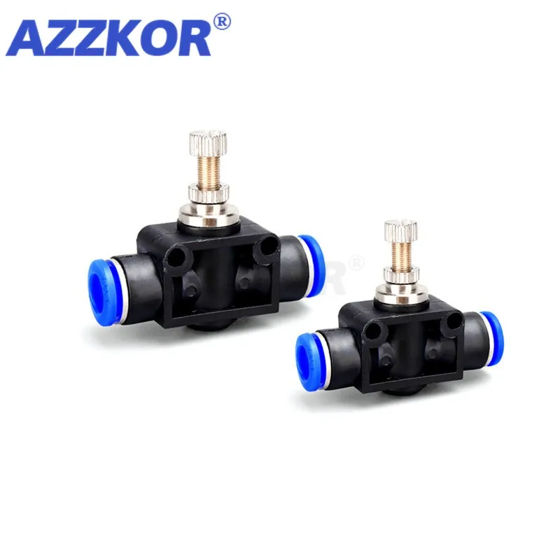 AZZKOR 1 PC LSA Air Flow Speed Control Pneumatic Parts Regulating Valve Trachea Throttle Pneumatic Switch Valve 4 6 8 10 12mm 
AZZKOR 1 PC LSA Air Flow Speed Control Pneumatic Parts Regulating Valve Trachea Throttle Pneumatic Switch Valve 4 6 8 10 12mm