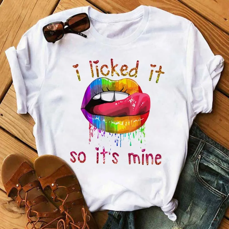 2021 New Cute Printed Black Tops Red Lips and Lipsticks Fashion Women Love Tshirt Female Tee Shirt Ladies Casual Clothes
2021 New Cute Printed Black Tops Red Lips and Lipsticks Fashion Women Love Tshirt Female Tee Shirt Ladies Casual Clothes