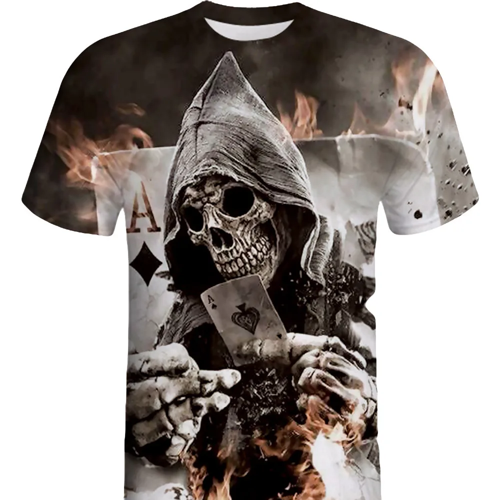 Fashion Summer T-Shirt Men New 3D Skull Printing Men's T-Shirt Casual Breathable Streetwear T Shirt Men Top Clothing 2021
Fashion Summer T-Shirt Men New 3D Skull Printing Men's T-Shirt Casual Breathable Streetwear T Shirt Men Top Clothing 2021