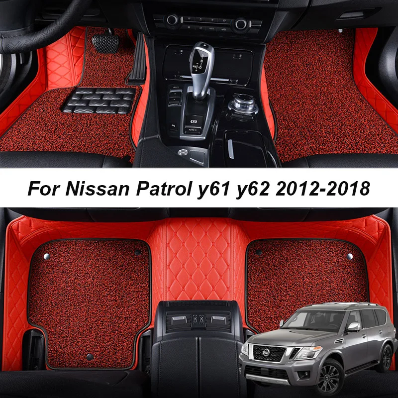 Double layer Leather 3D interior Parts Customized Car Floor Mats For Nissan Patrol y61 y62 2012 Carpets Rugs Pads Accessories
Double layer Leather 3D interior Parts Customized Car Floor Mats For Nissan Patrol y61 y62 2012 Carpets Rugs Pads Accessories