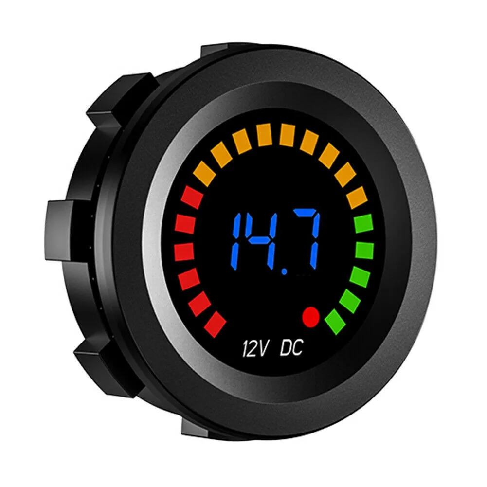 LED Digital Color Display Voltmeter Volt Panel Meter 12V For Car Motorcycle Auto Replacement Parts Gauges
LED Digital Color Display Voltmeter Volt Panel Meter 12V For Car Motorcycle Auto Replacement Parts Gauges