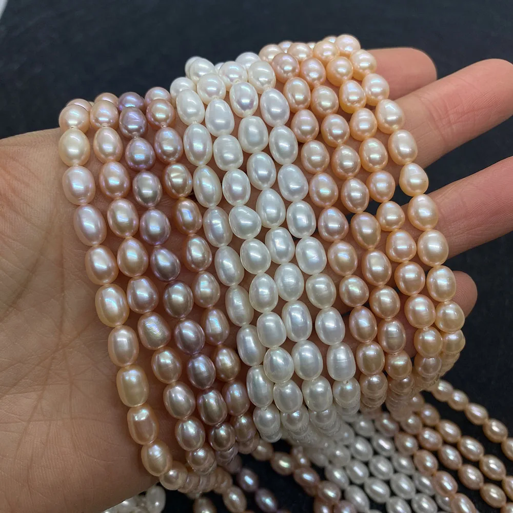 1strand High Quality Natural Freshwater Pearl Beads Loose Rice Shaped Beads for Elegant DIY Necklace Jewelry Making Charms
1strand High Quality Natural Freshwater Pearl Beads Loose Rice Shaped Beads for Elegant DIY Necklace Jewelry Making Charms