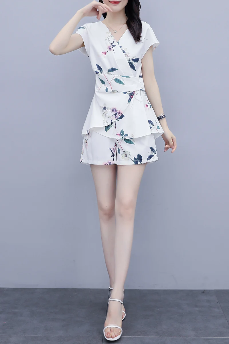 Floral Print Suit Korean Women Ensemble Short Noire Femme Design Office Lady Wear Work Coveralls Sleeveless Top&pants Set
Floral Print Suit Korean Women Ensemble Short Noire Femme Design Office Lady Wear Work Coveralls Sleeveless Top&pants Set