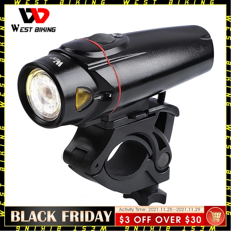 WEST BIKING 350 lumens Intelligent Induction Bike Light LED Light IPX5 Waterproof Bicycle Headlight 3Modes Cycling Lamp Torch
WEST BIKING 350 lumens Intelligent Induction Bike Light LED Light IPX5 Waterproof Bicycle Headlight 3Modes Cycling Lamp Torch