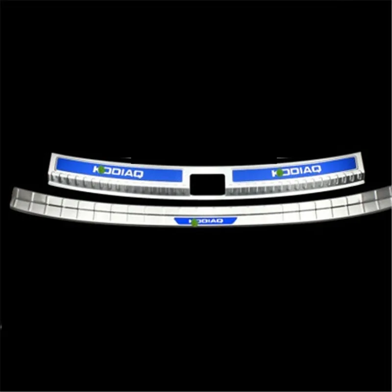 Car Styling stainless steel Rear Door Bumper Protector sill plate/ Trunk Tread Plate Trim for Skoda Kodiaq 2017-2019
Car Styling stainless steel Rear Door Bumper Protector sill plate/ Trunk Tread Plate Trim for Skoda Kodiaq 2017-2019