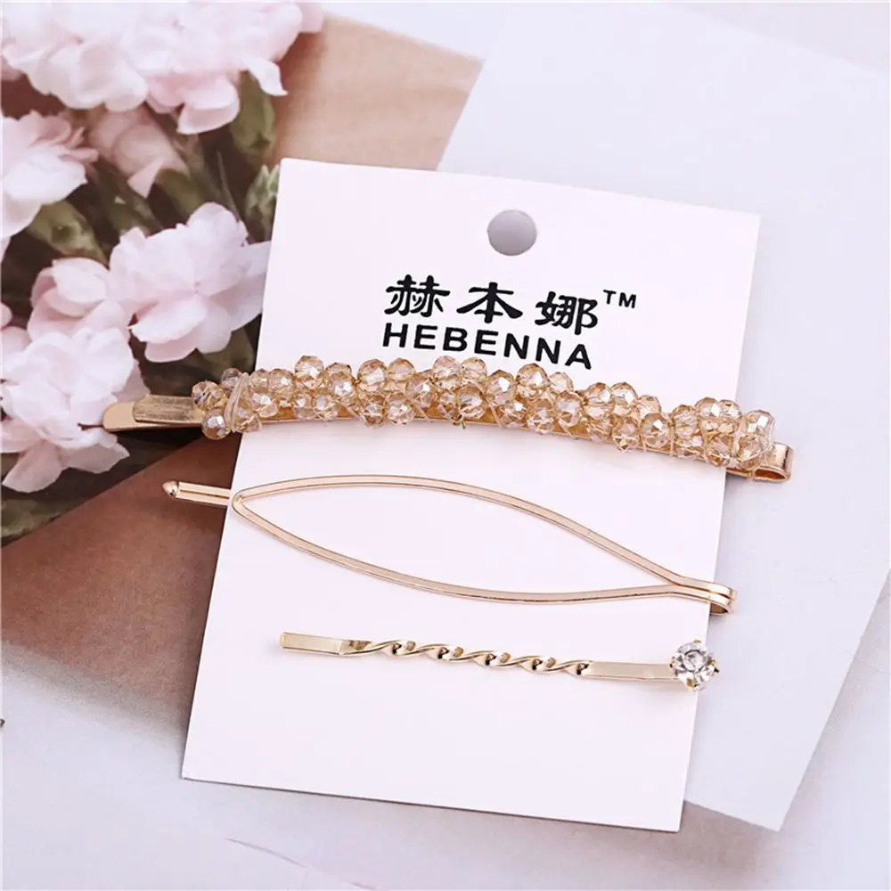 3 Pcs/Set Korean Style Girls Barrettes Crystal Rhinestone Hair Clips Barrettes Hairpins For Women Headwear Hair Accessories
3 Pcs/Set Korean Style Girls Barrettes Crystal Rhinestone Hair Clips Barrettes Hairpins For Women Headwear Hair Accessories