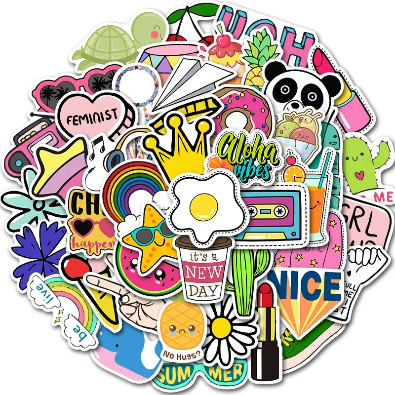 50Pcs Cartoon funny Cartoon funny Stickers Kids Toy Sticker For DIY Luggage Laptop Skateboard Car Decor Funny Sticker
50Pcs Cartoon funny Cartoon funny Stickers Kids Toy Sticker For DIY Luggage Laptop Skateboard Car Decor Funny Sticker