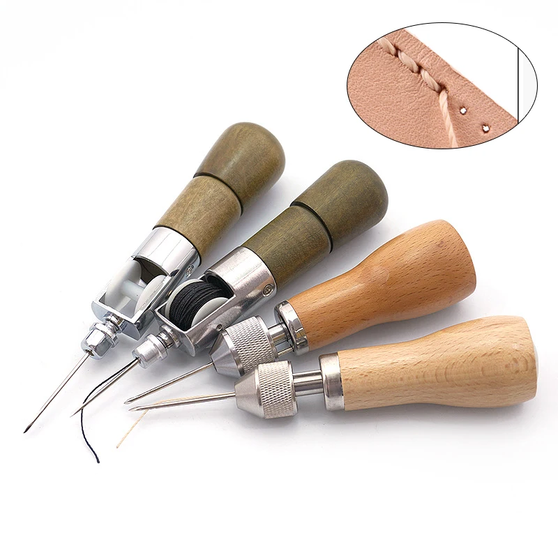 Leather Punching Awl Waxed Thread Sewing Stitching Tool DIY Craftwork Supplies Set Repairing Shoes Needles Threade
Leather Punching Awl Waxed Thread Sewing Stitching Tool DIY Craftwork Supplies Set Repairing Shoes Needles Threade