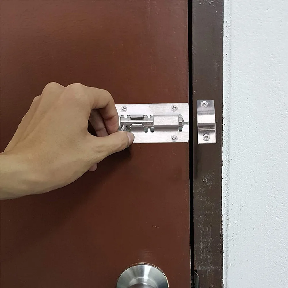 8pcs 2inch Door Bolt Locks Stainless Steel Sliding Locks For Indoor And Outdoor Home Improvement Accessories
8pcs 2inch Door Bolt Locks Stainless Steel Sliding Locks For Indoor And Outdoor Home Improvement Accessories