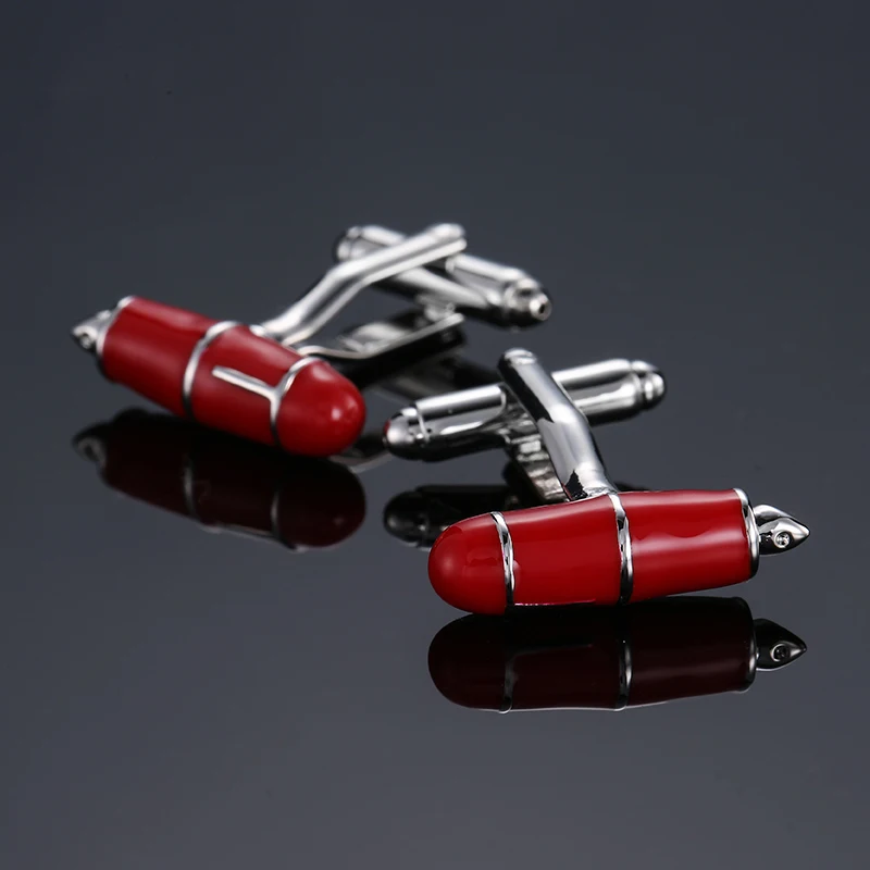 Brand men's French shirt Cufflinks Design of safety helmet glasses for fire extinguisher pen cuff buttons Men jewelry wholesal
Brand men's French shirt Cufflinks Design of safety helmet glasses for fire extinguisher pen cuff buttons Men jewelry wholesal