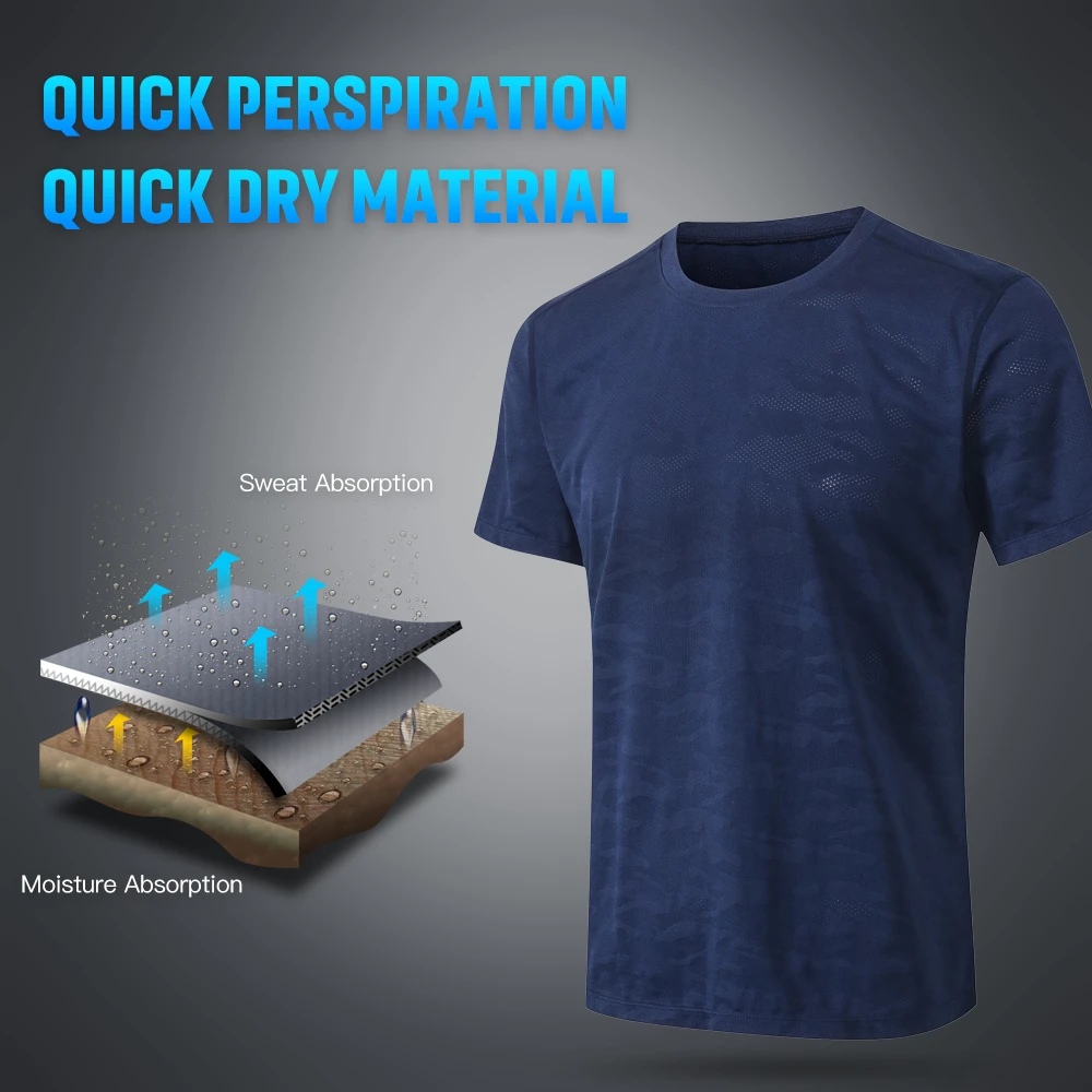 Men Quick Dry Breathable Short Sleeve Shirt High Elastic Workout Top Running Fitness Sports Shirt
Men Quick Dry Breathable Short Sleeve Shirt High Elastic Workout Top Running Fitness Sports Shirt