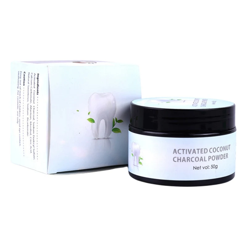 40g/50g Black Activated Carbon Teeth Whitening Powder Coconut Shells Organic Bamboo Charcoal Tooth Removal Yellow Teeth
40g/50g Black Activated Carbon Teeth Whitening Powder Coconut Shells Organic Bamboo Charcoal Tooth Removal Yellow Teeth