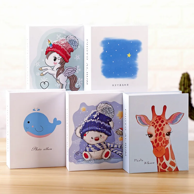 1Pc Cartoon Photo Album 6 Inch 100 Sheets Cute Picture Storage Frame Creative Interleaf Type Wedding Photo Album Book Home Decor
1Pc Cartoon Photo Album 6 Inch 100 Sheets Cute Picture Storage Frame Creative Interleaf Type Wedding Photo Album Book Home Decor