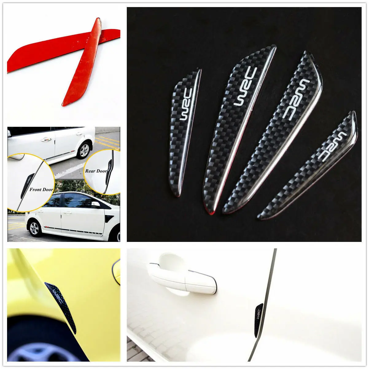 New WRC 4x Car Door Guard Edge Trim Door Bumper Protector Sticker Car Accessories Car Anti Scratch Sticker
New WRC 4x Car Door Guard Edge Trim Door Bumper Protector Sticker Car Accessories Car Anti Scratch Sticker