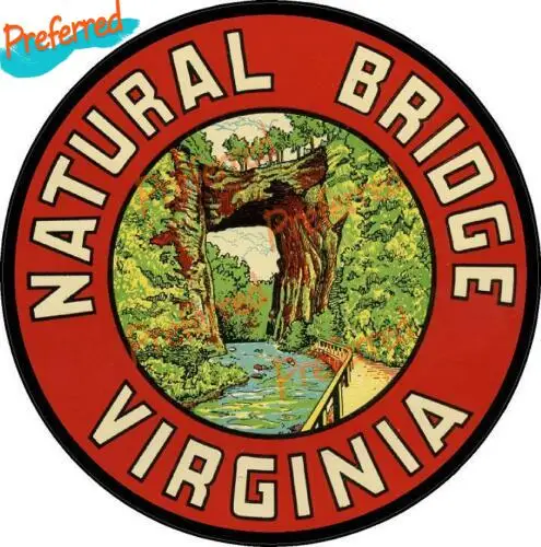 Natural Bridge Virginia Luggage Label Travel Decal Sticker Repro for Your Home Car Laptops Racing Helmet Trunk Wall Sticker
Natural Bridge Virginia Luggage Label Travel Decal Sticker Repro for Your Home Car Laptops Racing Helmet Trunk Wall Sticker