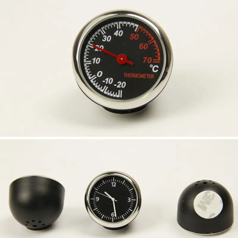 Car Luminous Clock Thermometer Hygrometer Internal Stick-On Dashboard Auto Interior Ornament Styling Accessories Gifts
Car Luminous Clock Thermometer Hygrometer Internal Stick-On Dashboard Auto Interior Ornament Styling Accessories Gifts
