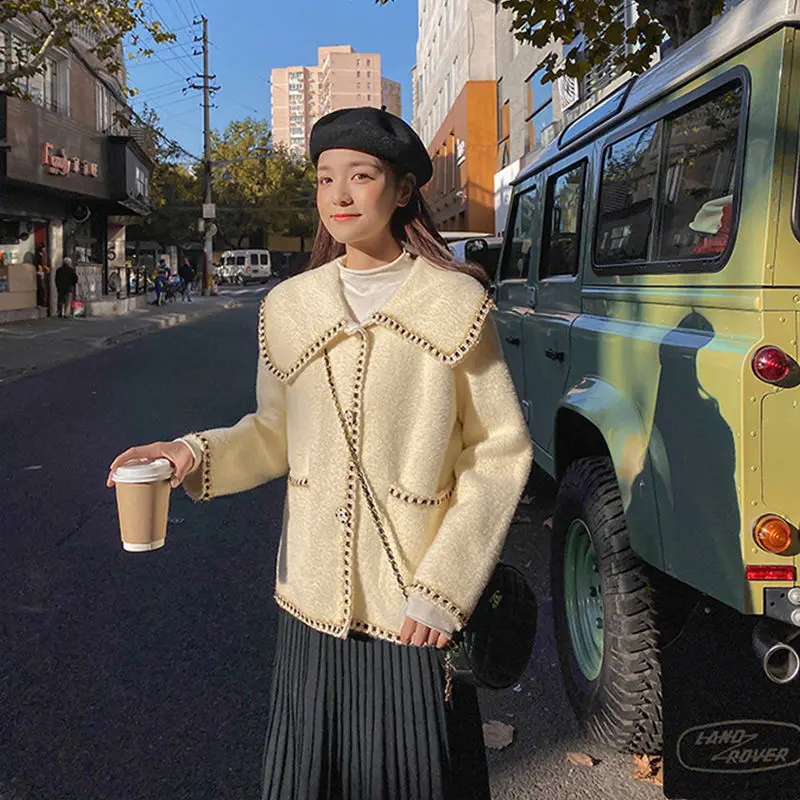 2021 Women Winter New Imitation Mink Velvet Short Coats Female Warm Loose Jackets Ladies Solid Color Cardigan Overcoats R474
2021 Women Winter New Imitation Mink Velvet Short Coats Female Warm Loose Jackets Ladies Solid Color Cardigan Overcoats R474