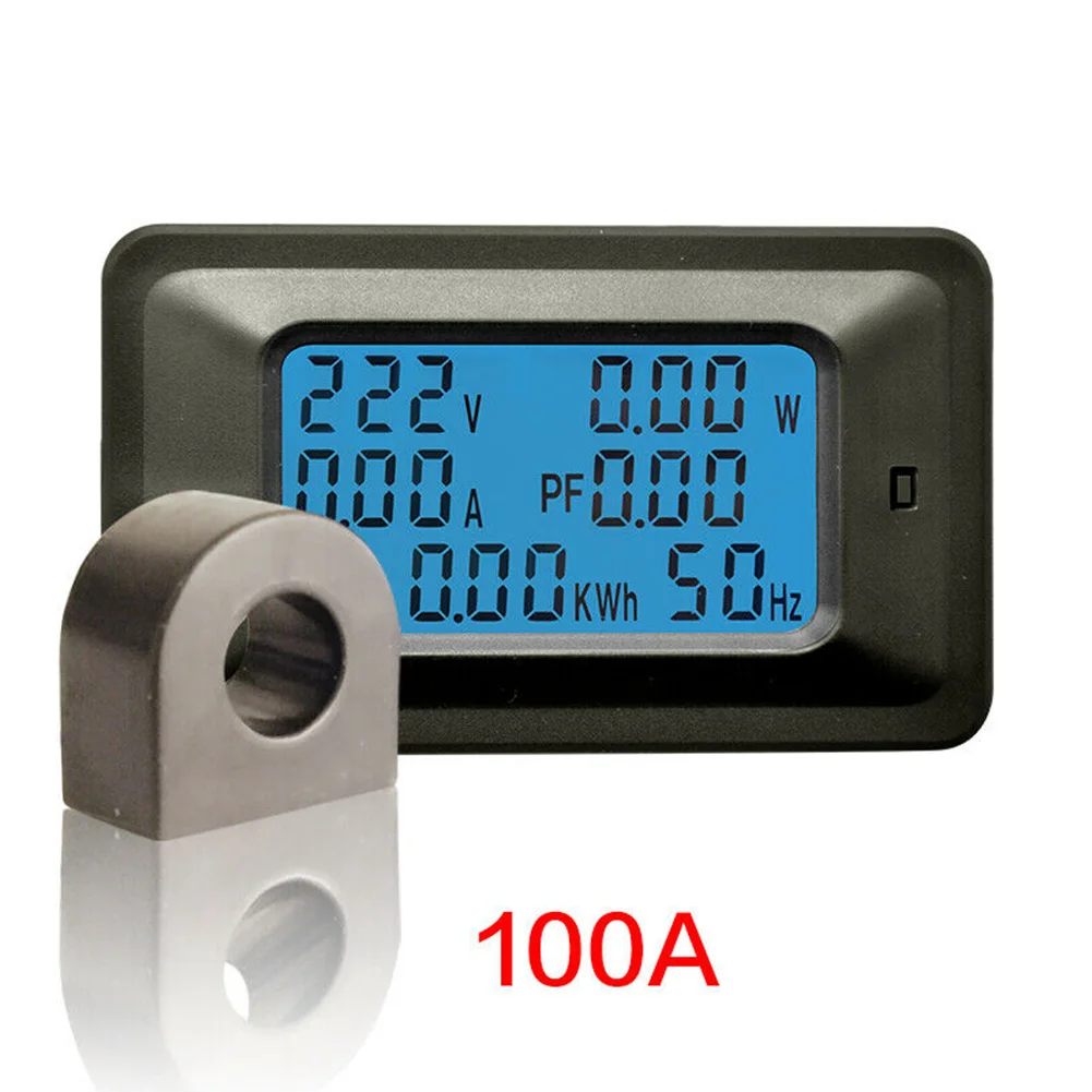 100A AC LCD Digital Volt Watt Power Energy Meter Monitor KWh Voltmeter Ammeter 110-250V Current Meter Tester
100A AC LCD Digital Volt Watt Power Energy Meter Monitor KWh Voltmeter Ammeter 110-250V Current Meter Tester