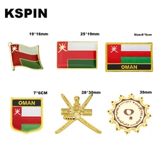 Oman Flag Pin Lapel Pin Badge Brooch Icons
