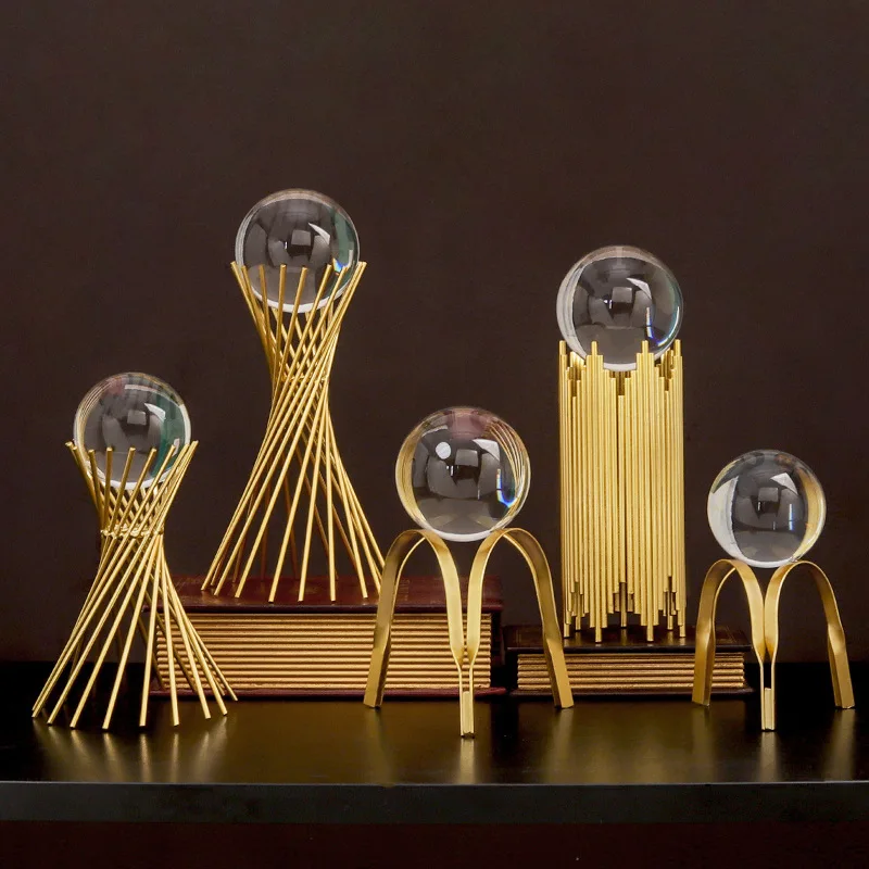 Metal Crystal Ball Crafts Luxury Decoration Home Decoration Ornaments Living Room TV Cabinet Villa Restaurant Modern Decore
Metal Crystal Ball Crafts Luxury Decoration Home Decoration Ornaments Living Room TV Cabinet Villa Restaurant Modern Decore