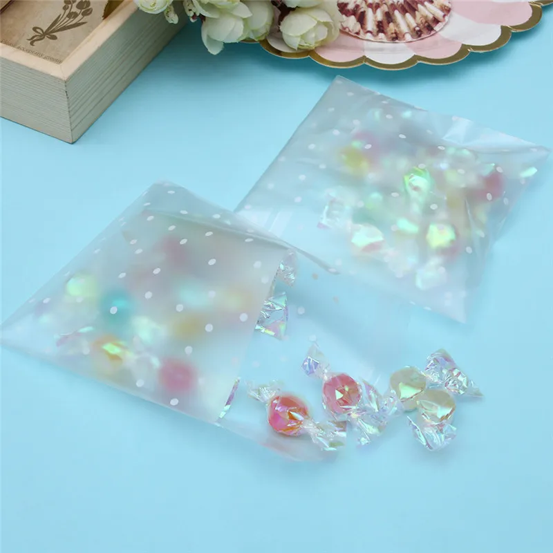 100Pcs Plastic Bags Transparent Dot Ziplock Food Packaging Fresh-Keeping Dustproof Reclosable Candy Cookie Storage Gift Bags
100Pcs Plastic Bags Transparent Dot Ziplock Food Packaging Fresh-Keeping Dustproof Reclosable Candy Cookie Storage Gift Bags