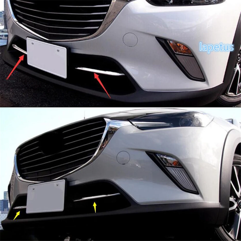 Lapetus Front Grille Air-inlet Grill Bottom Decoration Strip Cover Trim Fit For Mazda CX-3 CX3 2016 - 2019 ABS Chrome / Red Look 
Lapetus Front Grille Air-inlet Grill Bottom Decoration Strip Cover Trim Fit For Mazda CX-3 CX3 2016 - 2019 ABS Chrome / Red Look