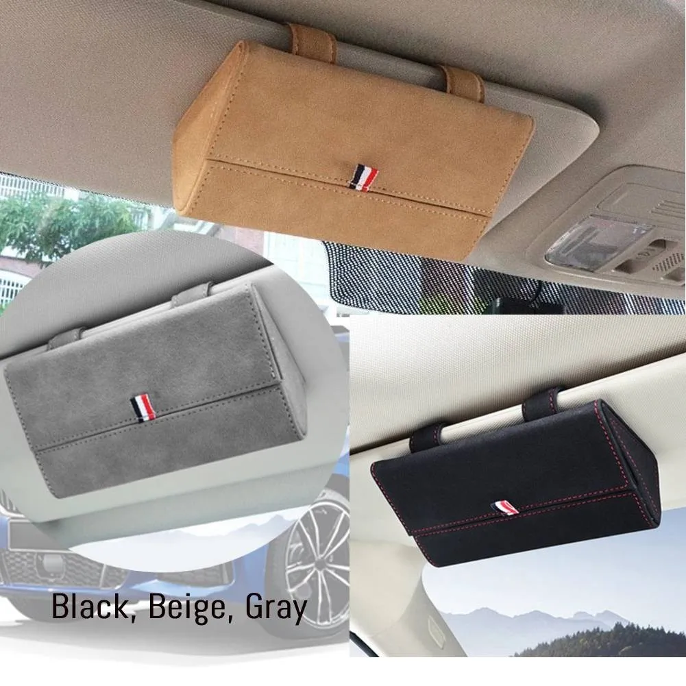 16cm * 4.5cm * 8.5cm Suede Storage Box Wniversal Sun Visor Sunglasses Protection Frame FOR BMW Golf Glasses Case
16cm * 4.5cm * 8.5cm Suede Storage Box Wniversal Sun Visor Sunglasses Protection Frame FOR BMW Golf Glasses Case