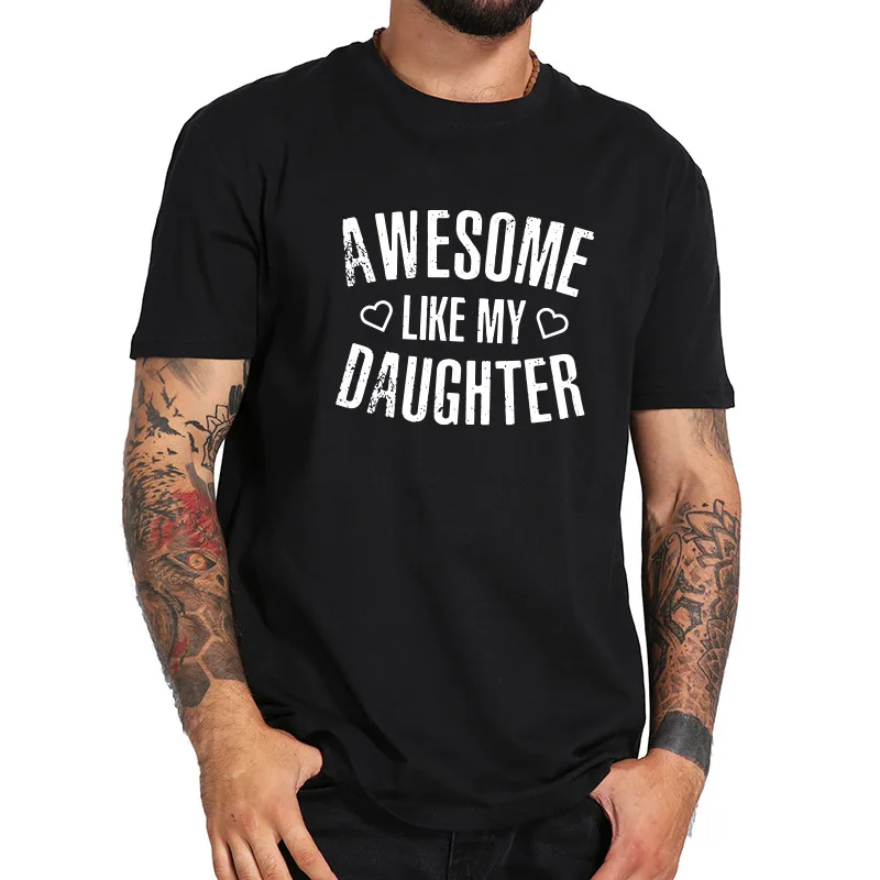 100% cottonAwesome Like My Daughter Funny T-Shirt 100% Cotton Father Gift Tshirt Crew Neck Soft High Quality Tee Tops
100% cottonAwesome Like My Daughter Funny T-Shirt 100% Cotton Father Gift Tshirt Crew Neck Soft High Quality Tee Tops