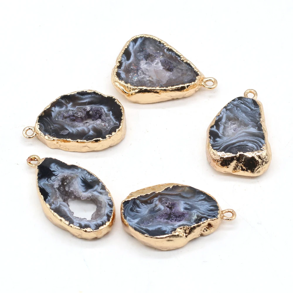 Retro Unisex Pendants Natural Semi-precious Stone Black Agate Charms for Jewelry Making DIY Necklace Earrings Accessories
Retro Unisex Pendants Natural Semi-precious Stone Black Agate Charms for Jewelry Making DIY Necklace Earrings Accessories