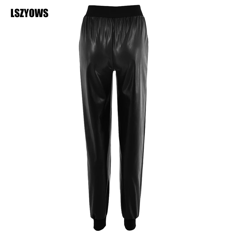 Faux PU Leather Black Pants Fashion Winter Lace Up Sexy High Waist Pencil Pants Casual Party Club Long Trousers Women Streetwear
Faux PU Leather Black Pants Fashion Winter Lace Up Sexy High Waist Pencil Pants Casual Party Club Long Trousers Women Streetwear
