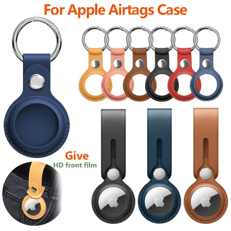 For Apple Airtags Leather Keychain Cover Protective Case For Airtag Tracker Locator Anti-lost Protection Sleeve
For Apple Airtags Leather Keychain Cover Protective Case For Airtag Tracker Locator Anti-lost Protection Sleeve